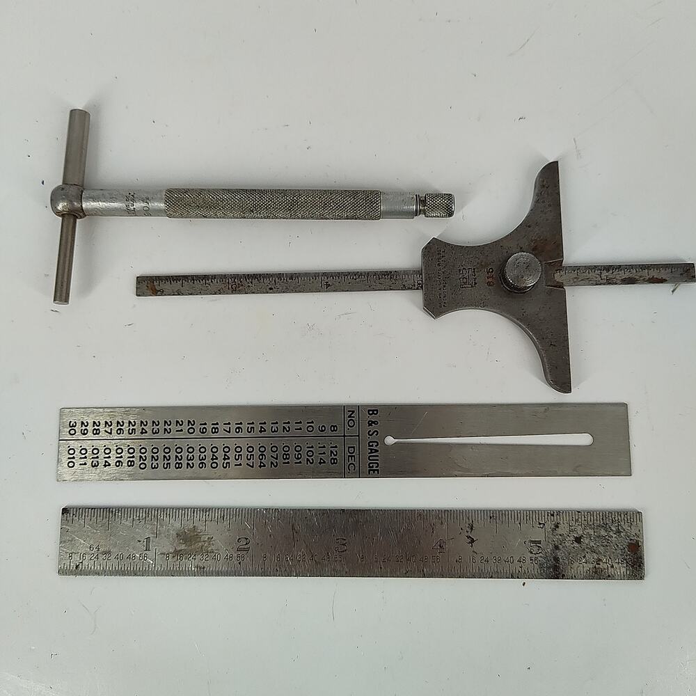 4X Lot Of Vtg Brown & Sharpe Tools Telescoping Guage No. 590A 615 310 Measuring